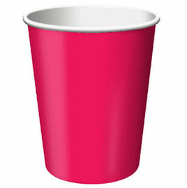 Hot Magenta Pink 9oz Party Cups (24)