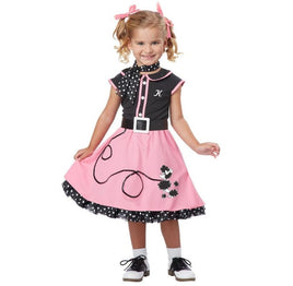 50's Poodle Cutie Toddler Girl's Costume - Party Zone USA