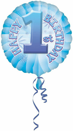 Baby Boy's 1st Birthday Balloon - Party Zone USA