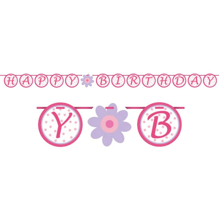 Ballerina TuTu Much Fun Circle Banner - Party Zone USA