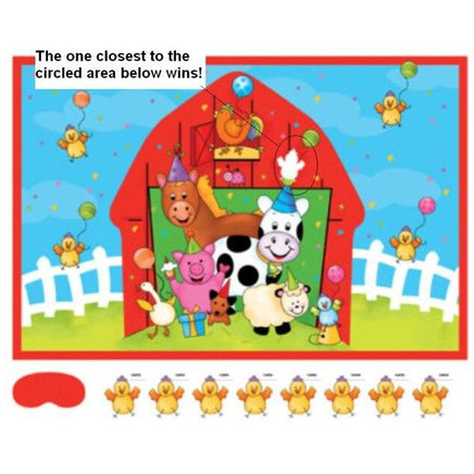 Barnyard Bash Pin Game - Party Zone USA