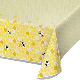 Bumblebee Plastic Table Cover - Party Zone USA