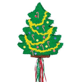 Christmas Tree Pull String Pinata - Party Zone USA