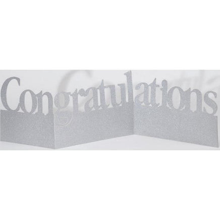 Congratulations Glitter Table Centerpiece - Party Zone USA