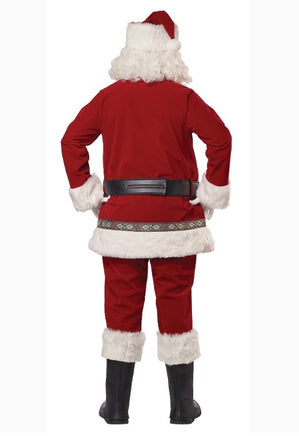 Deluxe Santa Suit Adult Costume - Party Zone USA