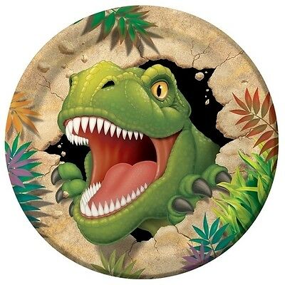 Dino Blast Dinner Plates (8) - Party Zone USA