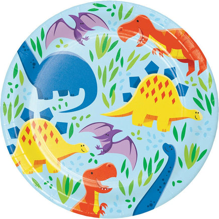 Dinosaur Friends Dessert Plates (8) - Party Zone USA