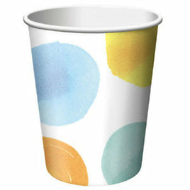 Baby Me Pastel Polka Dots Party Cups (8)