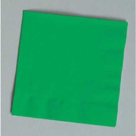 Emerald Green Beverage Napkins (30) - Party Zone USA