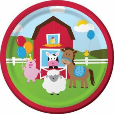 Farmhouse Fun Dessert Plates (8) - Party Zone USA