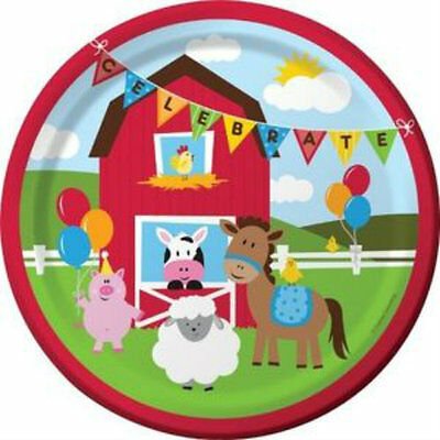 Farmhouse Fun Dinner Plates (8) - Party Zone USA