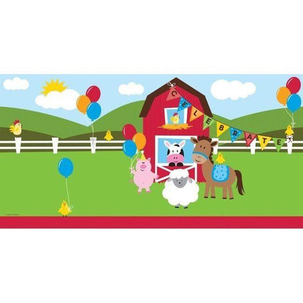 Farmhouse Fun Table Cover - Party Zone USA
