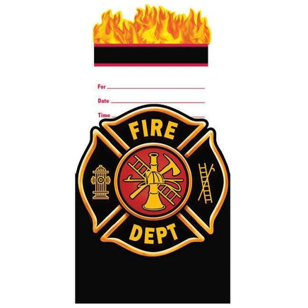 Fire Watch Party Invitations (8) - Party Zone USA