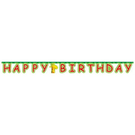 Jungle Buddies Jointed Birthday Banner - Party Zone USA