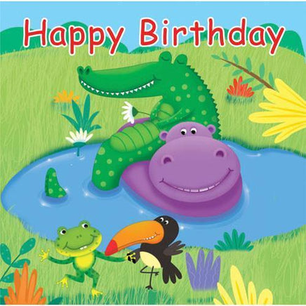 Jungle Buddies Luncheon Napkins (16) - Party Zone USA