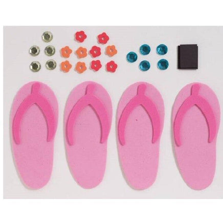 Let's Hula Foam Flip Flop Activity Kit - Party Zone USA