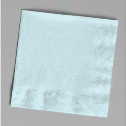 Light Blue Beverage Napkins (30) - Party Zone USA