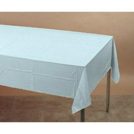 Light Blue Plastic Table Cover - Party Zone USA
