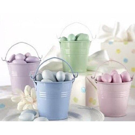Mini Tin Pail Bucket Party Favor (12) - Party Zone USA