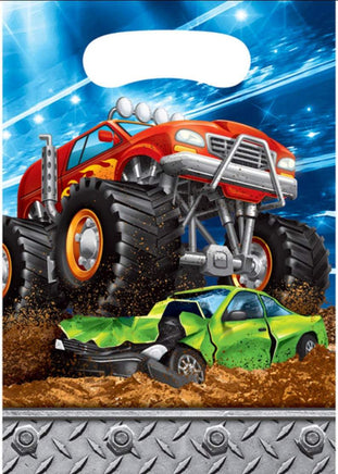 Monster Truck Rally Favor Bags (8) - Party Zone USA