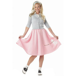 Pink Poodle Skirt - Women's - Party Zone USA