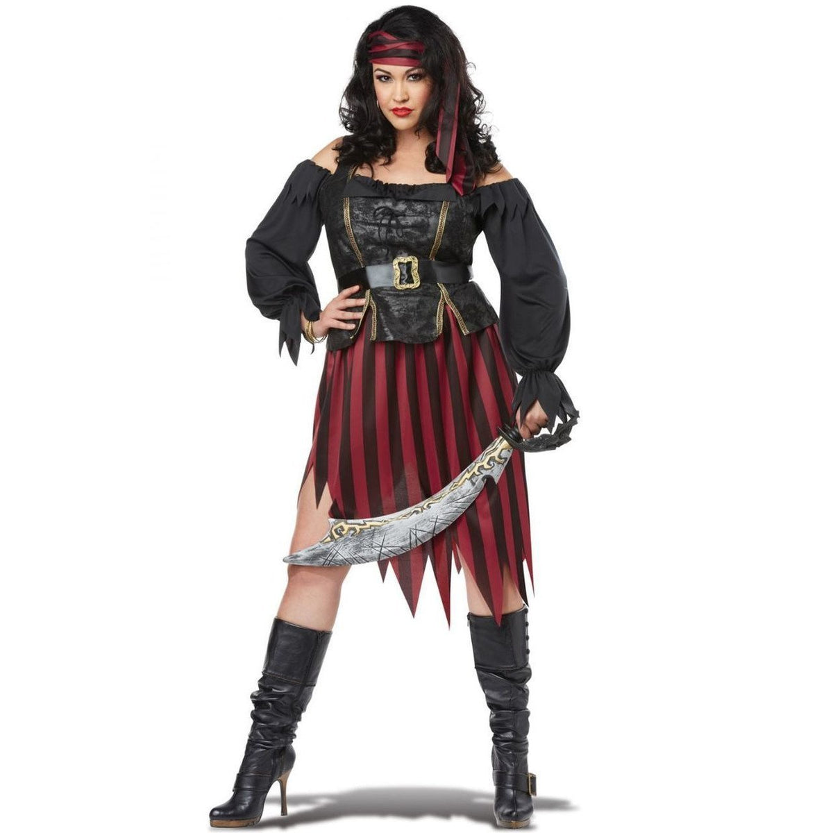 Women's Queen of the High Seas Pirate Costume - Large
