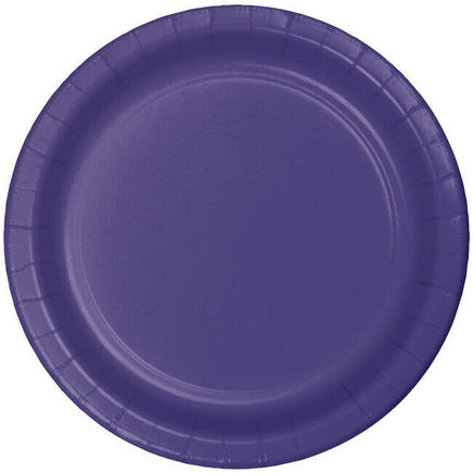 Purple Dinner Plates (24) - Party Zone USA