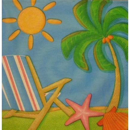 Summer Fun Beverage Napkins (24) - Party Zone USA