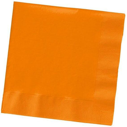 Sunkissed Orange Luncheon Napkins (50) - Party Zone USA