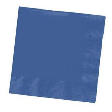 True Blue Beverage Napkins (30) - Party Zone USA