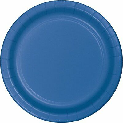 True Blue Dessert Plates (8) - Party Zone USA