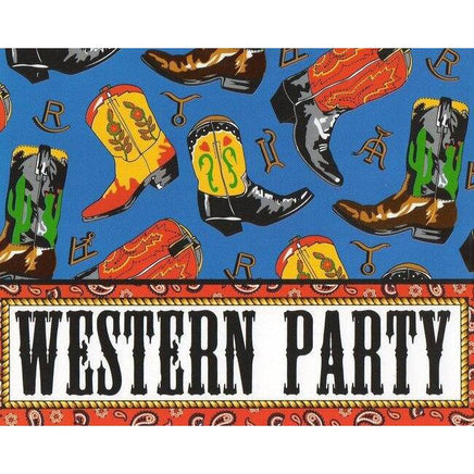 Two Step Western Invitations (8) - Party Zone USA