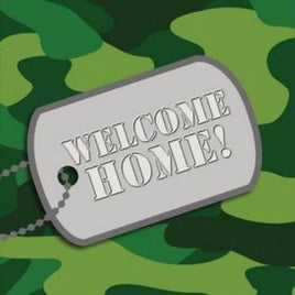 WELCOME HOME Camo Luncheon Napkins (16) - Party Zone USA