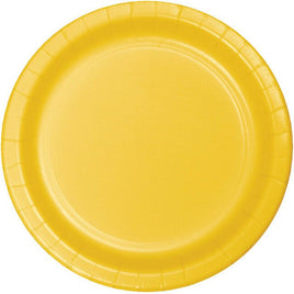 Yellow Dinner Plates (24) - Party Zone USA