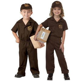 Official UPS Delivery Driver Costume for Babies & Toddlers - Shirt, Pants & Cap
