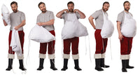 Adult Deluxe Santa Suit Costume - 11-Piece Full Set