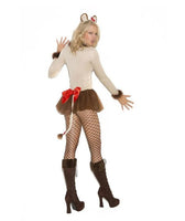 Women's Wizard of Oz Lioness Costume - Sexy Lion Mini Dress Outfit with Tail
