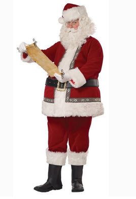 Deluxe Santa Suit Adult Costume - One Size fits Most