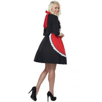 Mrs. Claus Apron Costume Set – Festive Christmas Holiday Outfit with Headband & Bow