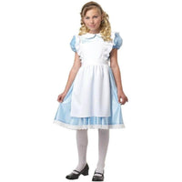 Girl's Alice in Wonderland Costume - Classic Book Character Dress & Apron
