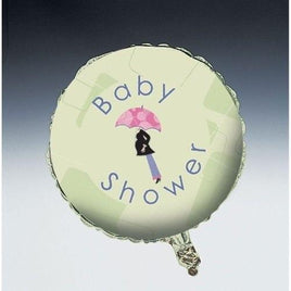 Mod Mom Round Baby Shower Foil Balloon, 18in