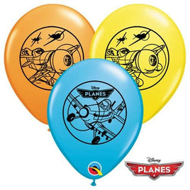 11” Disney Planes Assorted Latex Balloons (25) - Party Zone USA