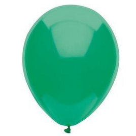 12" Jade Green Latex Balloons (15) - Party Zone USA