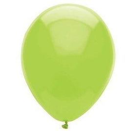 12" Lime Green Latex Balloons (15) - Party Zone USA