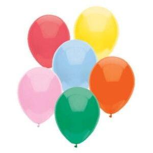 12" Standard Color Assorted Balloons (15) - Party Zone USA