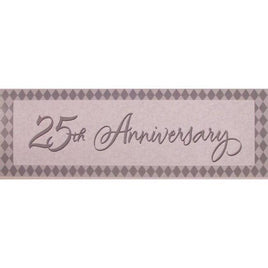 25th Silver Anniversary Banner - Party Zone USA