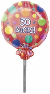 30 Sucks! Mylar Balloon - Party Zone USA