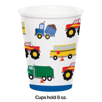 Traffic Jam Party Cups (8) - Party Zone USA