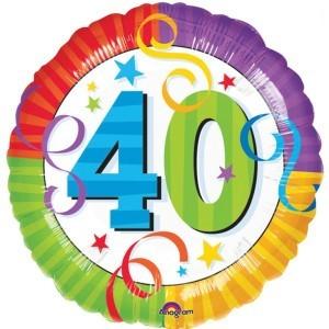 40th Birthday Mylar Balloon - Party Zone USA