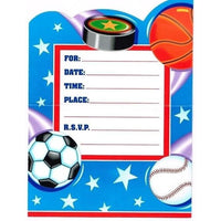 Action Sports Party Invitations - Party Zone USA
